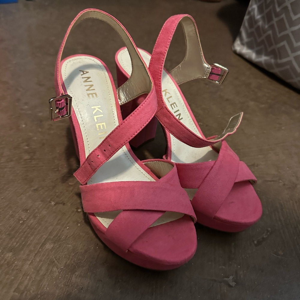 Hot pink heels